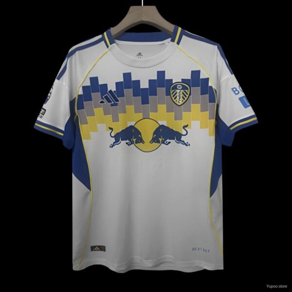 Maglia Leeds Home Versione Stadio 2025/2026 Adulto